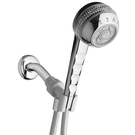 Waterpik Waterpik PowerSpray Plus Chrome 4 settings Handheld Showerhead 1.8 gpm SM-453CGE